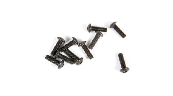 Axial AX31373 Hex Socket Button Head Black M2.6x8mm (10) - AXIC3373