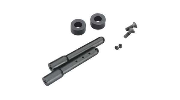 Duratrax Nylon Body Post Black 2" (2) - DTXC2612