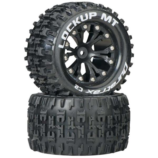 Duratrax Lockup MT 2.8 2WD Mounted Rear C2 Tires Black (2) - DTXC3508