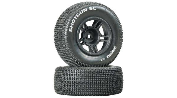 Duratrax 1/10 Shotgun SC Tire C2 Mounted Front Slash (2) - DTXC3686