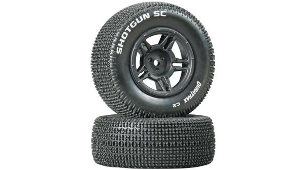 Duratrax Shotgun SC Tire C2 Mounted Rear Slash (2) - DTXC3687