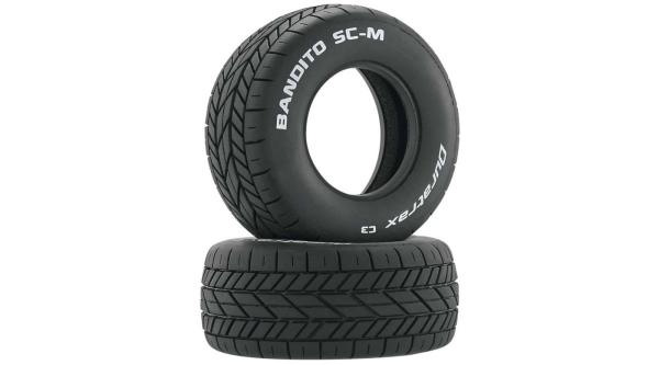 Duratrax Bandito SC-M Oval Tire C3 (2) - DTXC3801