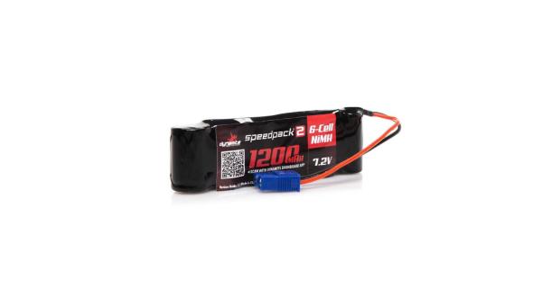 Dynamite SPEEDPACK2 7.2V 1200MAH 6 CELL NiMH, LONG: MINIS - DYNB2473
