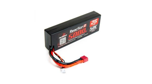 Dynamite 7.4V 5000mAh 2S 50C LiPo, Hardcase: Deans - DYNB5025HD
