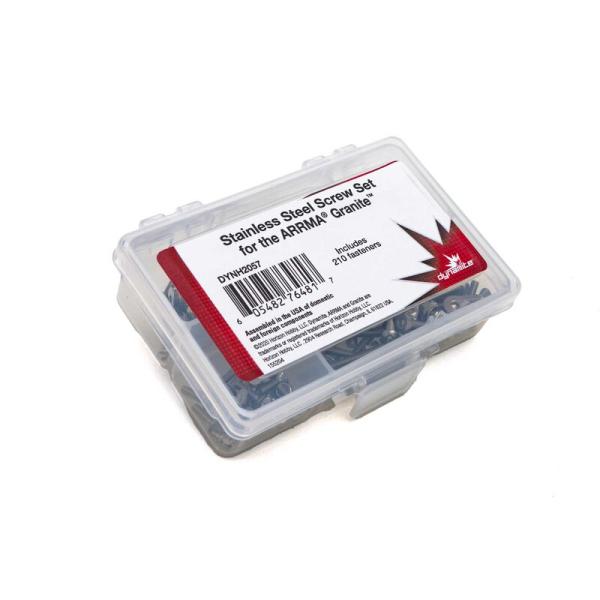 Dynamite Stainless Steel Screw Set: Arrma Granite - DYNH2057