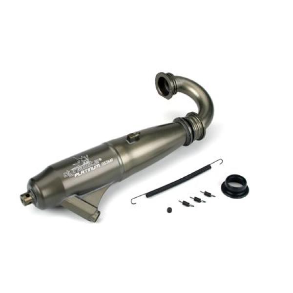 Dynamite 1/8 053 Mid-Range Inline-Abgassystem harteloxiert - DYNP5003