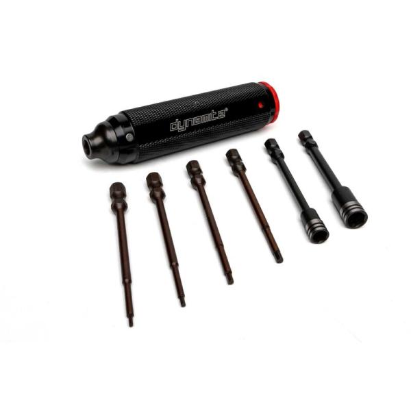 Dynamite 7 in 1 1/4" Drive Tool Set w/Handle - DYNT1229