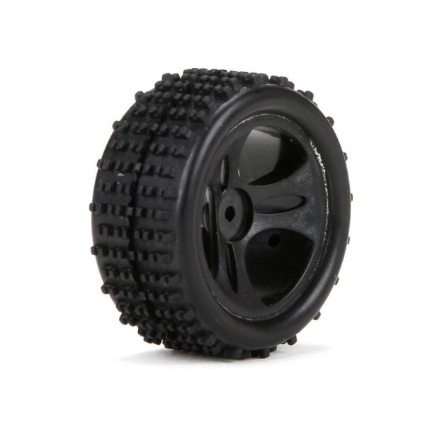 ECX 1/24 Front/Rear Premount Tire (2): Roost - ECX40006