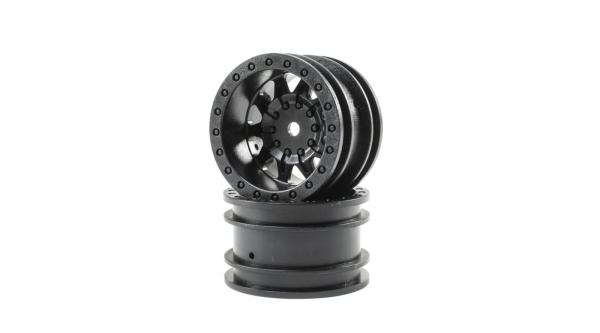 ECX 1.55 Wheel, Black (2): Barrage 2.0 - ECX41007