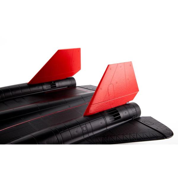 E-flite SR-71 Blackbird Twin 40mm EDF RC-Flugzeug BNF Basic with AS3X and SAFE Select - EFL02050