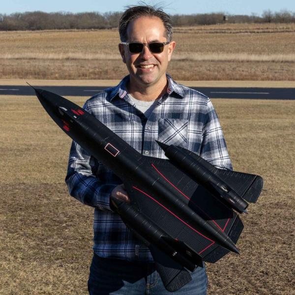 E-flite SR-71 Blackbird Twin 40mm EDF RC-Flugzeug BNF Basic with AS3X and SAFE Select - EFL02050