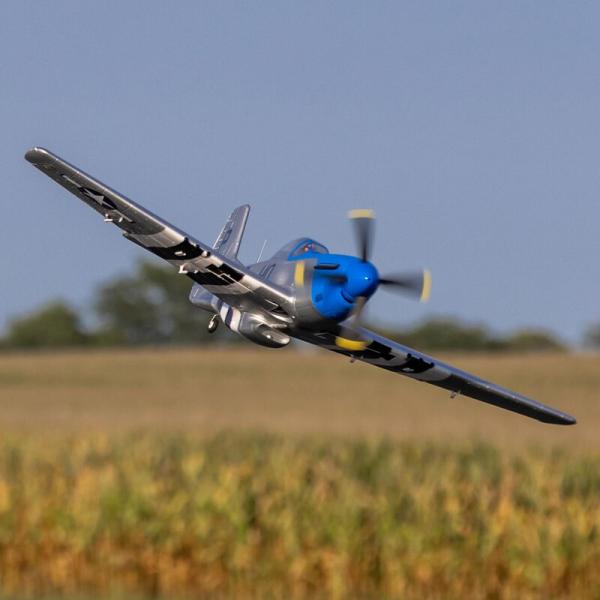 E-flite P-51D Mustang RC-Flugzeug Spannweite: 1.2m with Smart BNF Basic - EFL089500