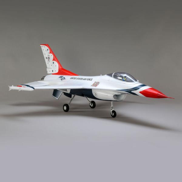E-flite F-16 Thunderbirds 70mm EDF Jet RC-Flugzeug BNF Basic with AS3X and SAFE Select - EFL178500