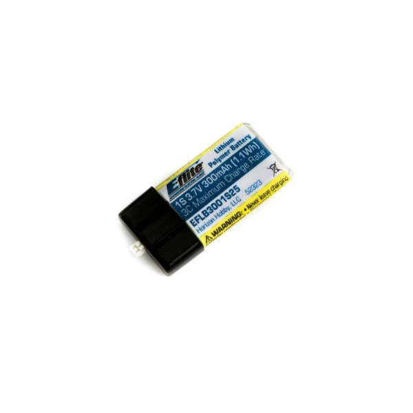 E-flite 300mAh 1S 3,7V 25C LiPo-Akku - EFLB3001S25