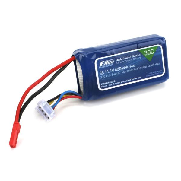 E-Flite Lipo Akkupack 11,1V 450 mAh EFLB4503SJ30 für Blade 180CFX & E-Flite Adagio