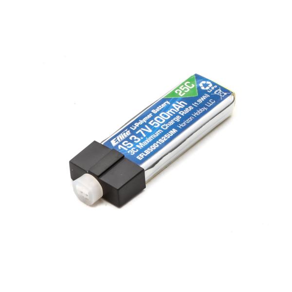 E-Flite Lipo Akkupack 3,7V 500 mAh EFLB5001S25UM für Blade Glimpse