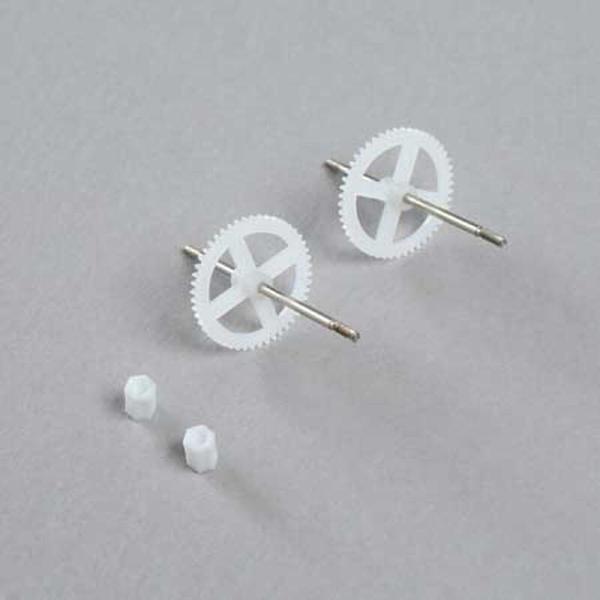 E-flite Prop Shaft with Gear (2): Vapor/Night - EFLU1327