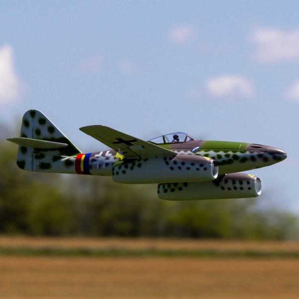 E-flite UMX Me 262 30mm EDF Jet Micro RC-Flugzeug BNF Basic with AS3X and SAFE Select 660mm - EFLU31050