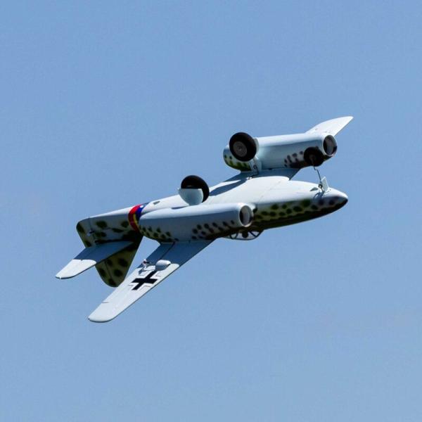 E-flite UMX Me 262 30mm EDF Jet Micro RC-Flugzeug BNF Basic with AS3X and SAFE Select 660mm - EFLU31050