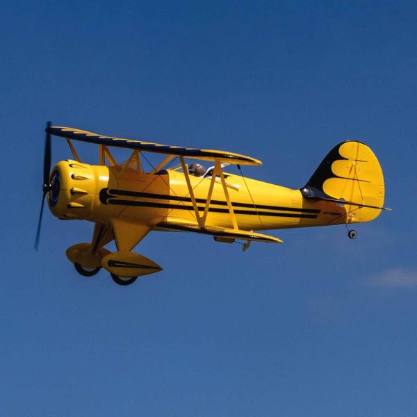 E-flite UMX WACO Micro RC-Flugzeug BNF Basic with AS3X and SAFE Select Yellow - EFLU53550Y