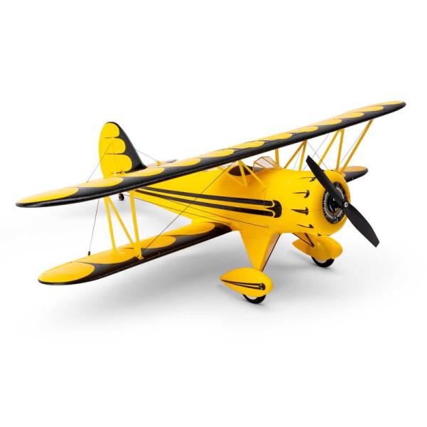 E-flite UMX WACO Micro RC-Flugzeug BNF Basic with AS3X and SAFE Select Yellow - EFLU53550Y