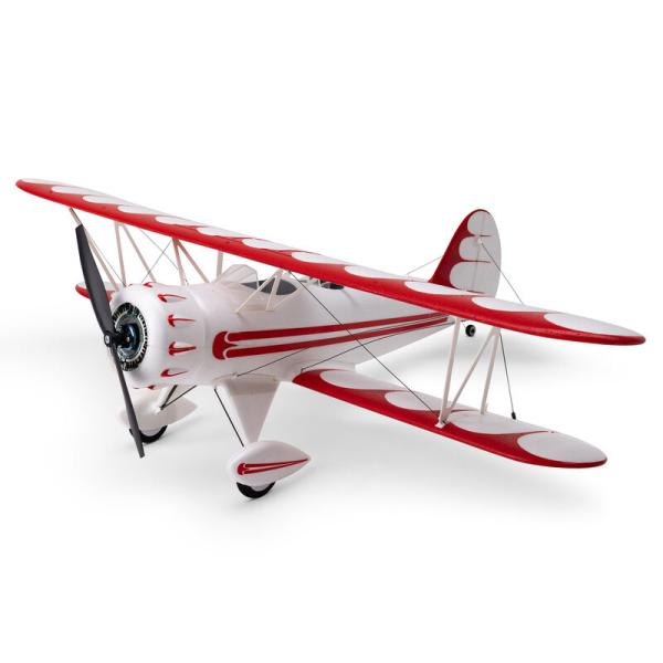 E-flite UMX WACO BNF Basic Micro RC-Flugzeug with AS3X and SAFE Select White - EFLU53550