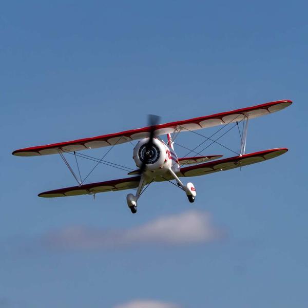 E-flite UMX WACO BNF Basic Micro RC-Flugzeug with AS3X and SAFE Select White - EFLU53550