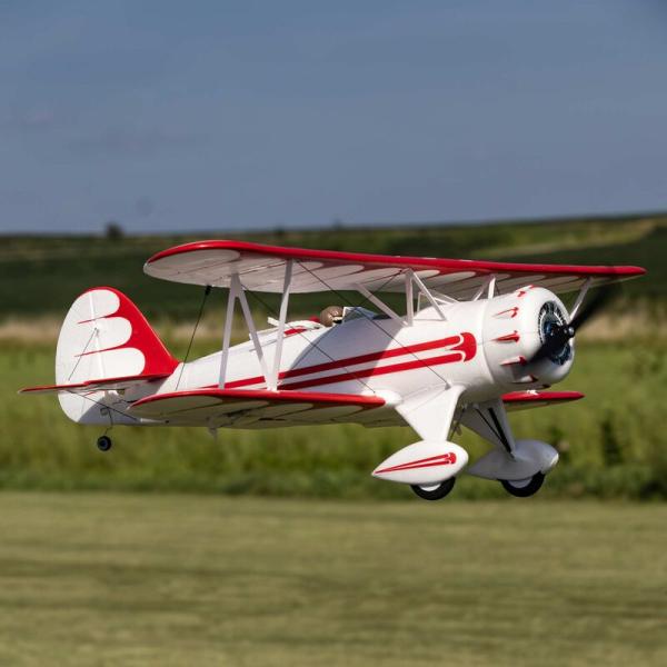 E-flite UMX WACO BNF Basic Micro RC-Flugzeug with AS3X and SAFE Select White - EFLU53550