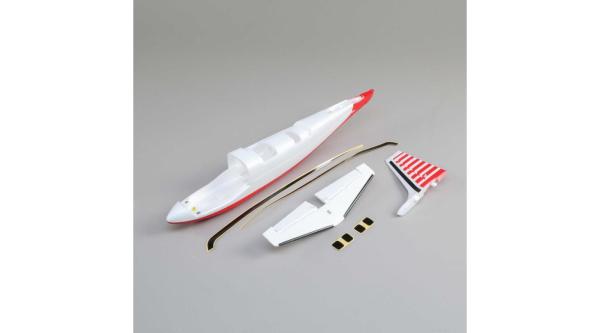 E-flite Empty Fuse with tail installed: UMX Aero Commander - EFLU5802