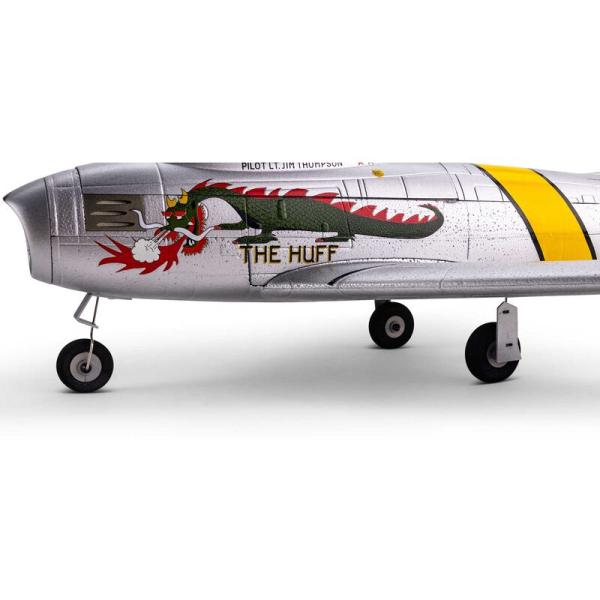 E-flite UMX F-86 Sabre 30mm EDF Jet Micro RC-Flugzeug BNF Basic with AS3X and SAFE Select - EFLU7050