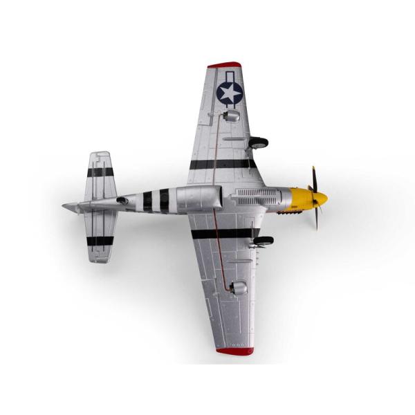 E-flite UMX P-51D Mustang “Detroit Miss” Micro RC-Flugzeug BNF Basic with AS3X and SAFE Select - EFLU7350
