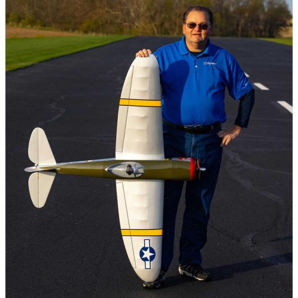Hangar9 Fun Scale P-47 Thunderbolt RC-Flugzeug PNP Spannweite: 1435mm - HAN3380