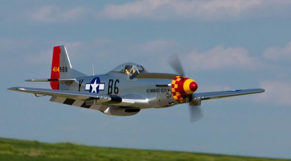 Hangar 9 P-51D Mustang 60cc RC-Flugzeug Spannweite: 226cm - HAN4770