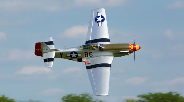 Hangar 9 P-51D Mustang 60cc RC-Flugzeug Spannweite: 226cm - HAN4770