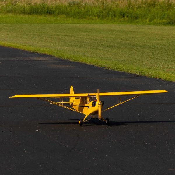 Hangar9 J-3 Cub 10cc Holz RC-Flugmodell mit Elektroantrieb PNP, Spannweite:2096mm - HAN5175