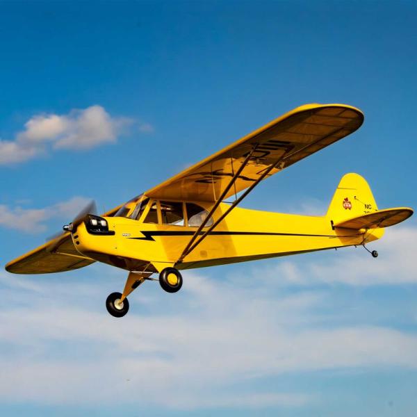 Hangar9 J-3 Cub 10cc Holz RC-Flugmodell mit Elektroantrieb PNP, Spannweite:2096mm - HAN5175