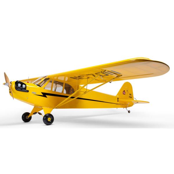 Hangar9 J-3 Cub 10cc Holz RC-Flugmodell mit Elektroantrieb PNP, Spannweite:2096mm - HAN5175