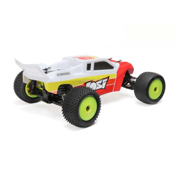 Losi 1/18 Mini-T 2.0 V2 2WD Stadium Truck Offroad RC-Car Brushless RTR Red - LOS-1056T1
