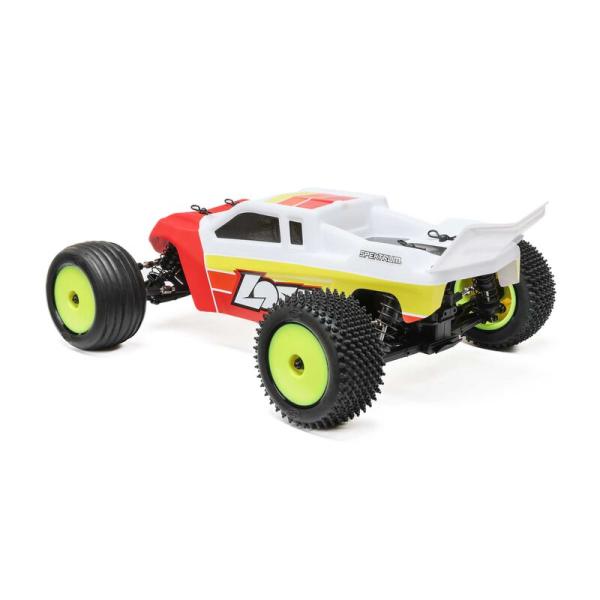 Losi 1/18 Mini-T 2.0 V2 2WD Stadium Truck Offroad RC-Car Brushless RTR Red - LOS-1056T1