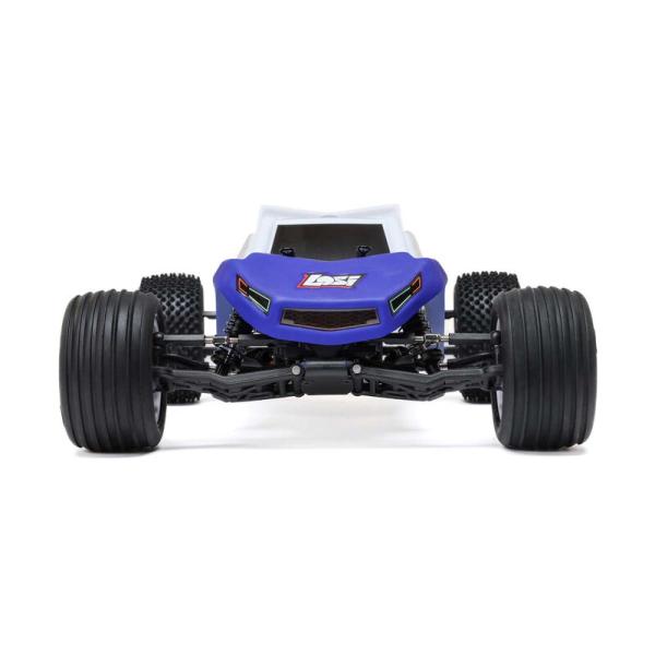 Losi 1/18 Mini-T 2.0 V2 2WD Stadium Truck Offroad RC-Car Brushless RTR Blue - LOS-1056T2