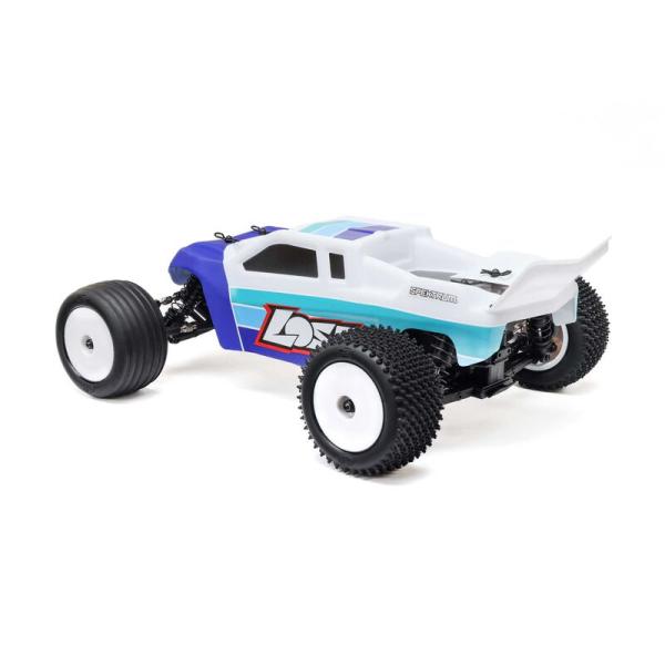 Losi 1/18 Mini-T 2.0 V2 2WD Stadium Truck Offroad RC-Car Brushless RTR Blue - LOS-1056T2