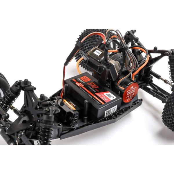 Losi 1/18 Mini-T 2.0 V2 2WD Stadium Truck Offroad RC-Car Brushless RTR Blue - LOS-1056T2