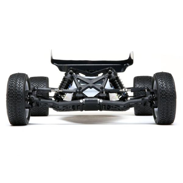 Losi Mini-B, Brushed, RTR: 1/16 2WD Buggy, Black/White - LOS01016T2