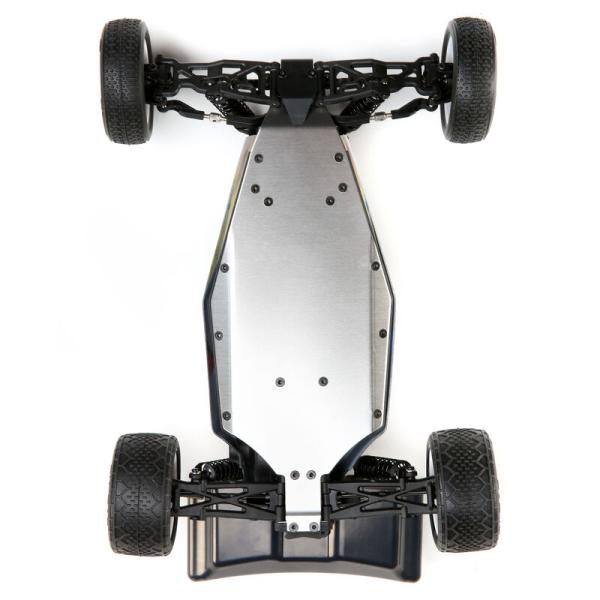 Losi Mini-B, Brushed, RTR: 1/16 2WD Buggy, Black/White - LOS01016T2