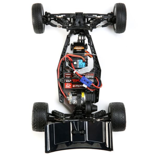 Losi Mini-B, Brushed, RTR: 1/16 2WD Buggy, Yellow/White - LOS01016T3