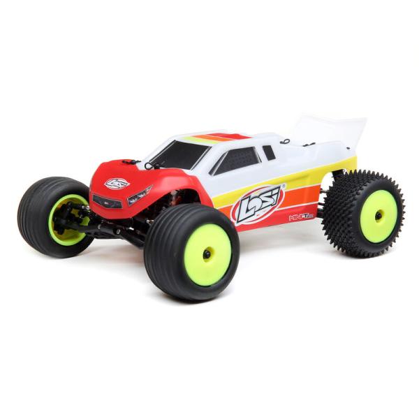 Losi Mini-T 2.0 2WD Stadium Truck Brushless RTR rot RC-Truck 1:18 - LOS01019T1