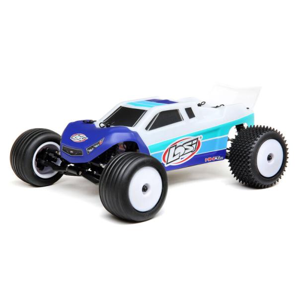 Losi Mini-T 2.0 2WD Stadium Truck brushless RTR RC-Truck 1:18 blau - LOS01019T2