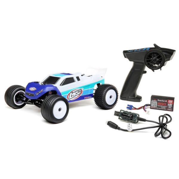 Losi Mini-T 2.0 2WD Stadium Truck brushless RTR RC-Truck 1:18 blau - LOS01019T2