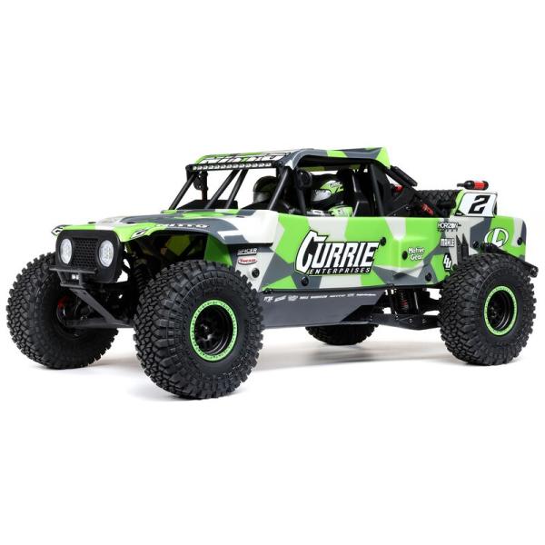 Losi Hammer Rey, 1/10 4WD Rock Racer RC-Car OIffroad RTR, Green/Gray - LOS03030T2