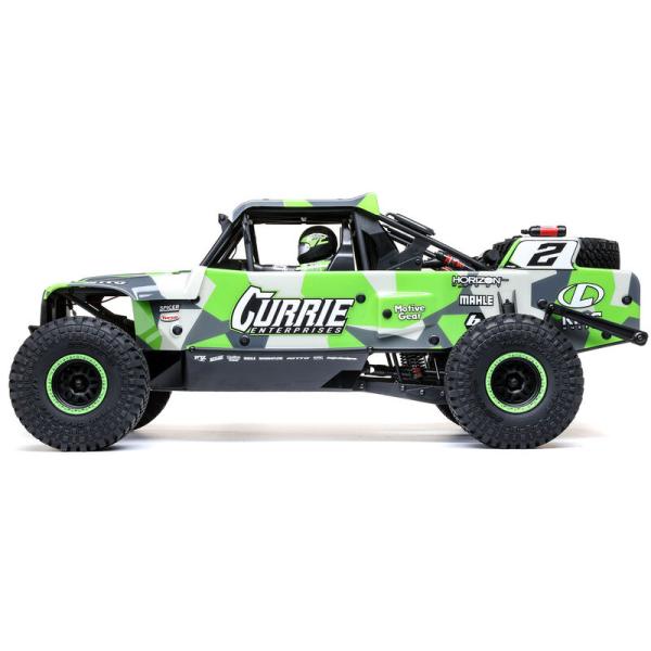 Losi Hammer Rey, 1/10 4WD Rock Racer RC-Car OIffroad RTR, Green/Gray - LOS03030T2